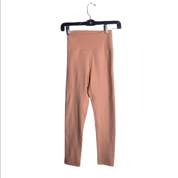 Girlfriend Collective Peach High Rise Leggings - Picture 1 of 9